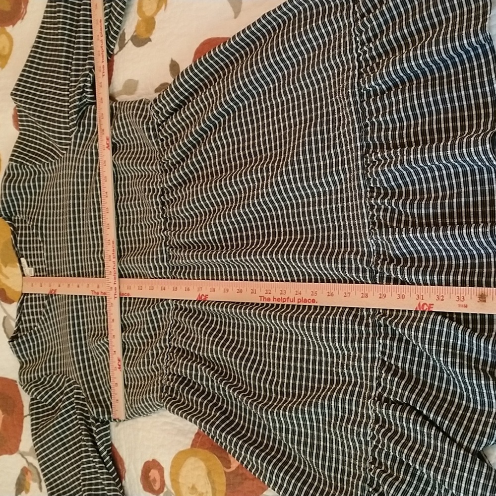 52seven women 1/4 sleeve black and white print dress